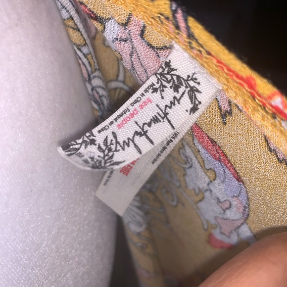 FREE PEOPLE | Intimately FP Yellow Floral Kimono - Picture 11 of 16